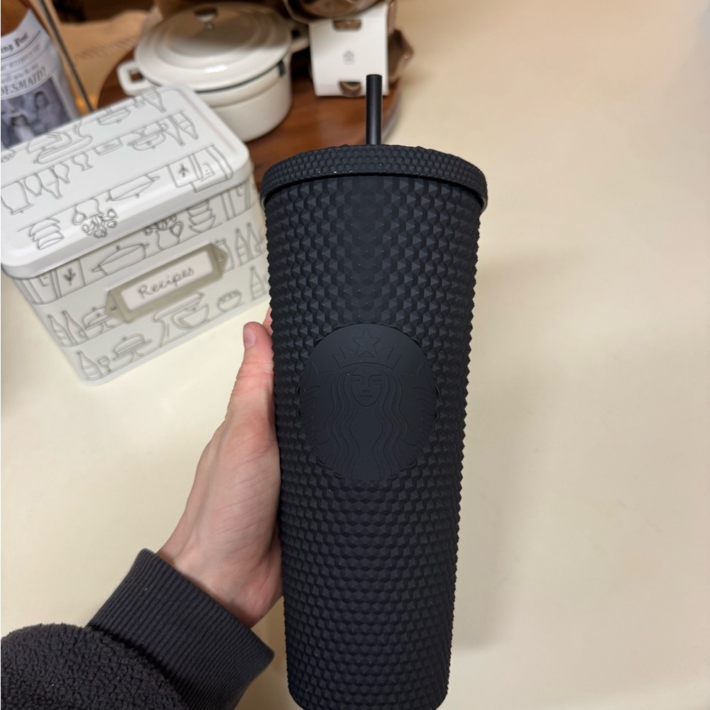 Starbucks Matte Black Studded Tumbler